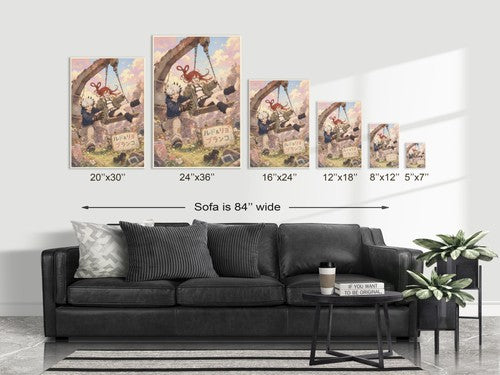 Gachiakuta Gk22 Cute Rudo Riyo Junk Swing Kawaii Anime Poster