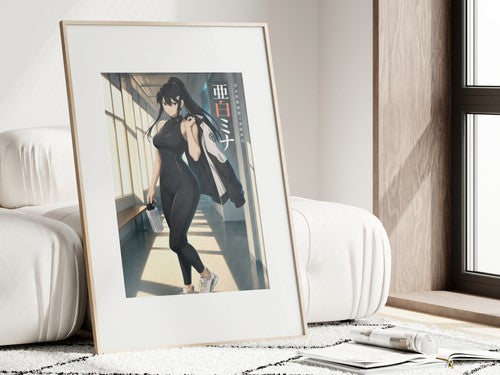 Kaiju No. 8 Kj8 S01 Mina After Training Adult Glamour Anime Poster