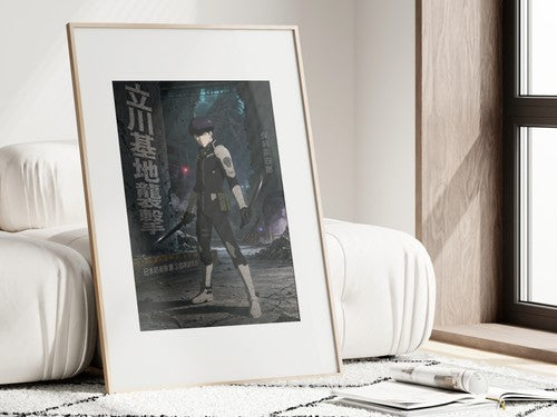 Kaiju No. 8 Kj8 P03 Hoshina Two Blade Guard Anime Native Type Anime Poster