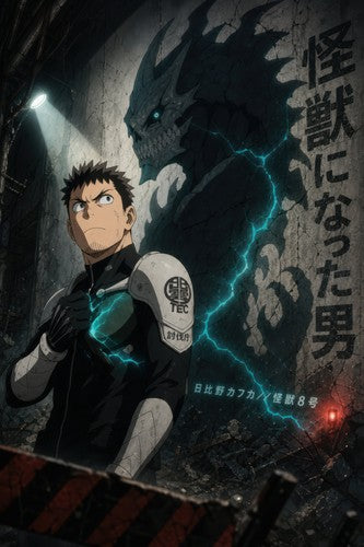 Kaiju No. 8 Kj8 P01 Kafka Man Inside Target Anime Native Type Anime Poster