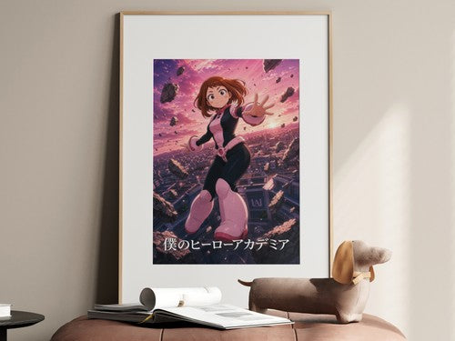 My Hero Academia G2 Uraraka Float Anime Poster