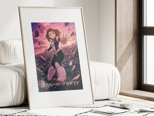 My Hero Academia G2 Uraraka Float Anime Poster