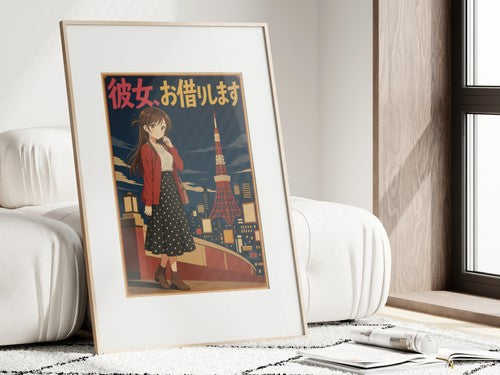 Rent a Girlfriend G7 Chizuru Travel Anime Poster