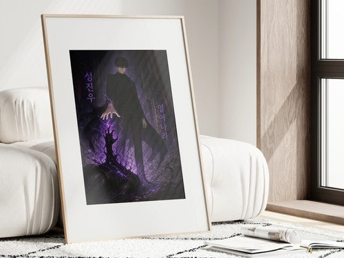Solo Leveling Sl50 Jinwoo Arise Moment Anime Poster