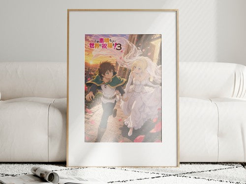 KonoSuba Romantic Duos R12 Darkness Kazuma Escape Anime Poster