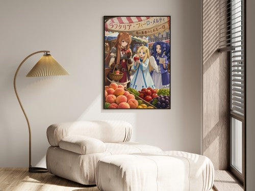 The Rising of the Shield Hero Girls Market Day Lifestyle Ensemble Anime Poster