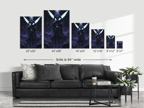 Solo Leveling Sl58 Jinwoo Beru Kings Left Hand Anime Poster
