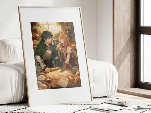 The Rising of the Shield Hero Romance Plus Village Bakery Morning Anime Poster