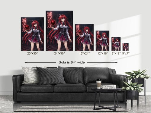 High School DxD P02 Rias Power Of Destruction Anime Poster