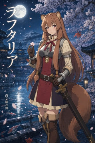The Rising of the Shield Hero Raphtalia Moonlit Ancestor Heroine Portrait Anime