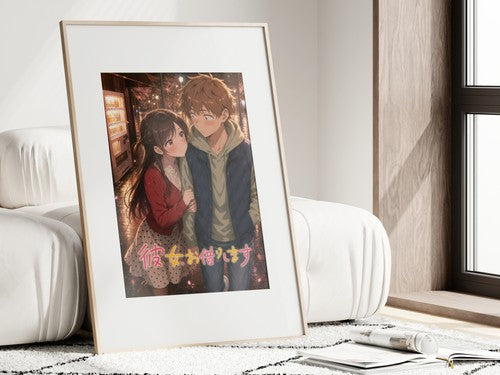 Rent a Girlfriend G9 Close Cling Anime Poster