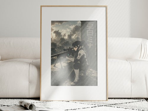 Kaiju No. 8 Kj8 P02 Mina Supported Artillery Anime Native Type Anime Poster