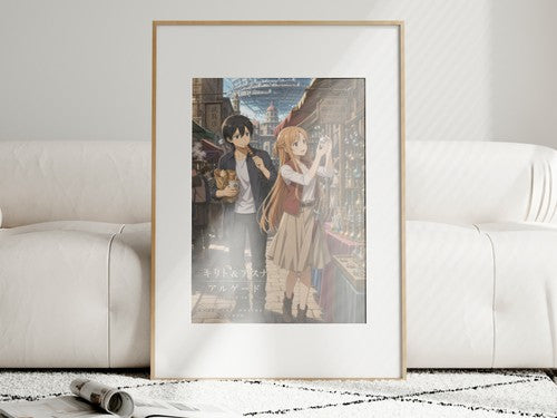 Sword Art Online Sao13 Kirito Asuna Algade Market Window Shopping Market Slice O