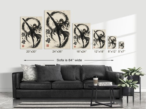 Spy x Family Yor Sumie Power Kick Kinetic Sumie Character Poster Anime Poster