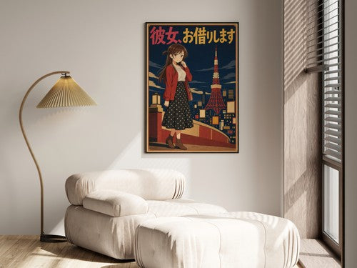 Rent a Girlfriend G7 Chizuru Travel Anime Poster