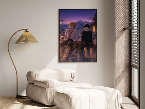 Mob Psycho 100 Mob04Rei Mob Reigei Hotel Bath Towels Pastel Storybook Warmth Ani