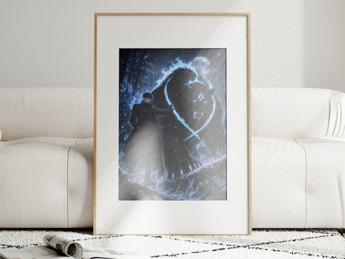 Solo Leveling Sl55 Jinwoo Tank Red Gate Alpha Anime Poster