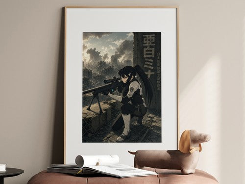 Kaiju No. 8 Kj8 P02 Mina Supported Artillery Anime Native Type Anime Poster
