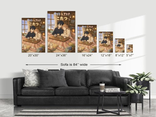 Sword Art Online Sao16 Cute Kotatsu Nap Kawaii Anime Poster