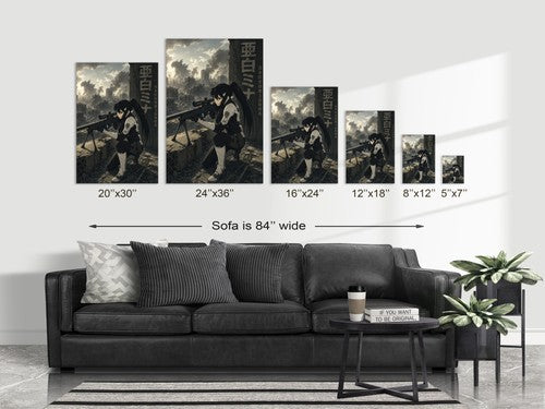 Kaiju No. 8 Kj8 P02 Mina Supported Artillery Anime Native Type Anime Poster