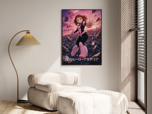 My Hero Academia G2 Uraraka Float Anime Poster