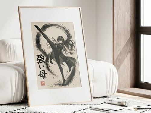 Spy x Family Yor Sumie Power Kick Kinetic Sumie Character Poster Anime Poster