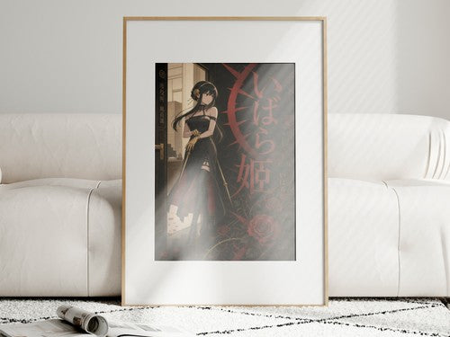 Spy x Family Yor Thorn Princess After Hours Noir Floral Screen Print Editorial A