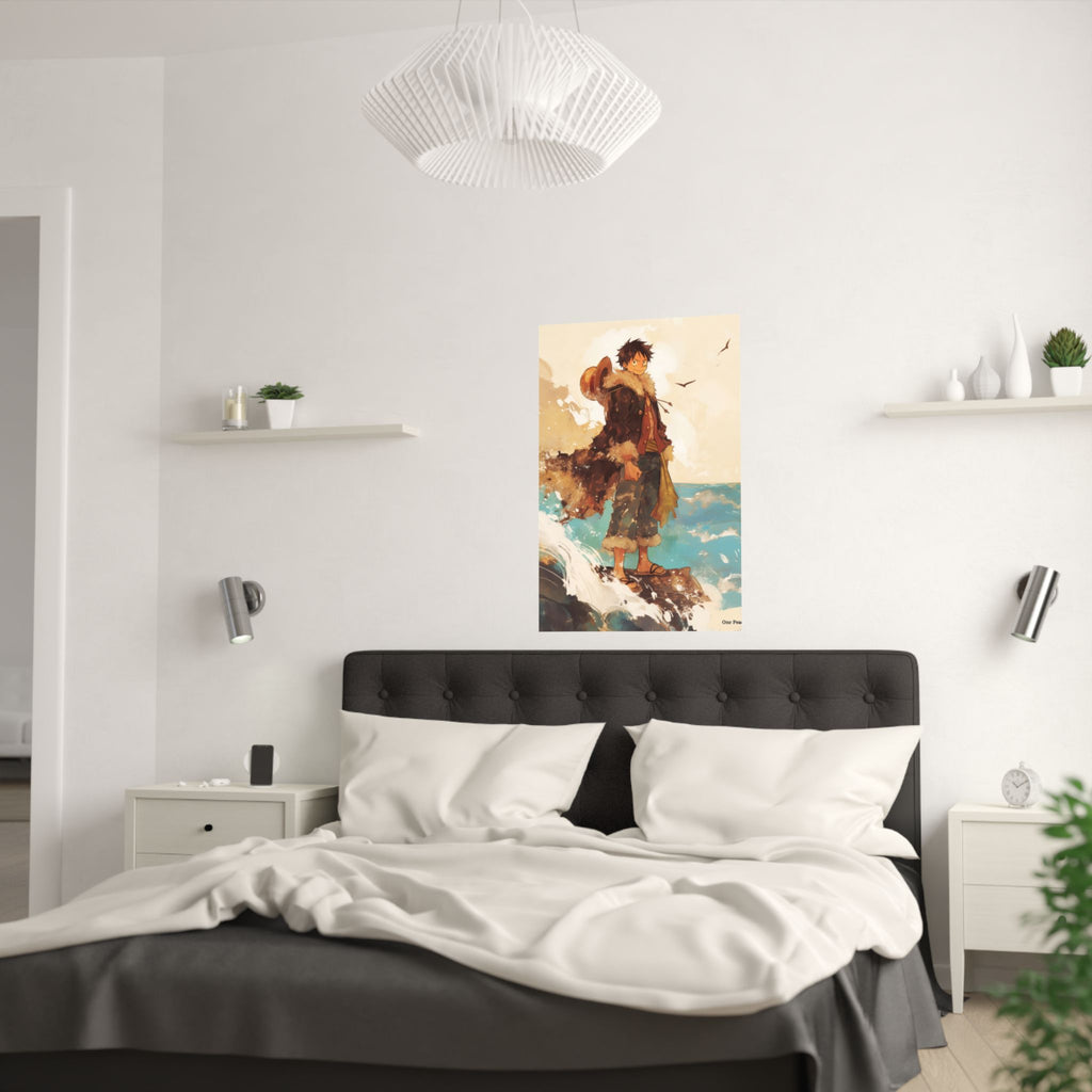 One Piece Luffy Anime Poster