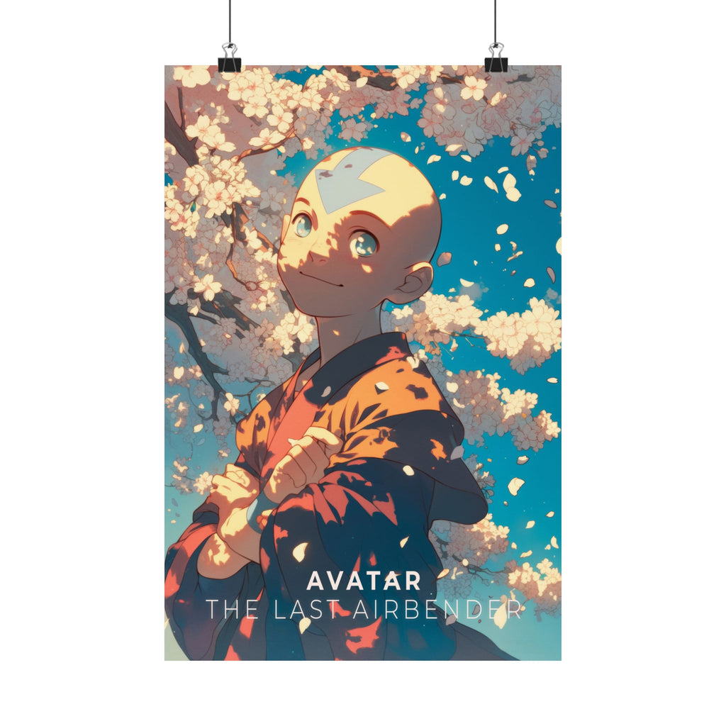Avatar The Last Airbender Avatar Aang Cute Anime Poster