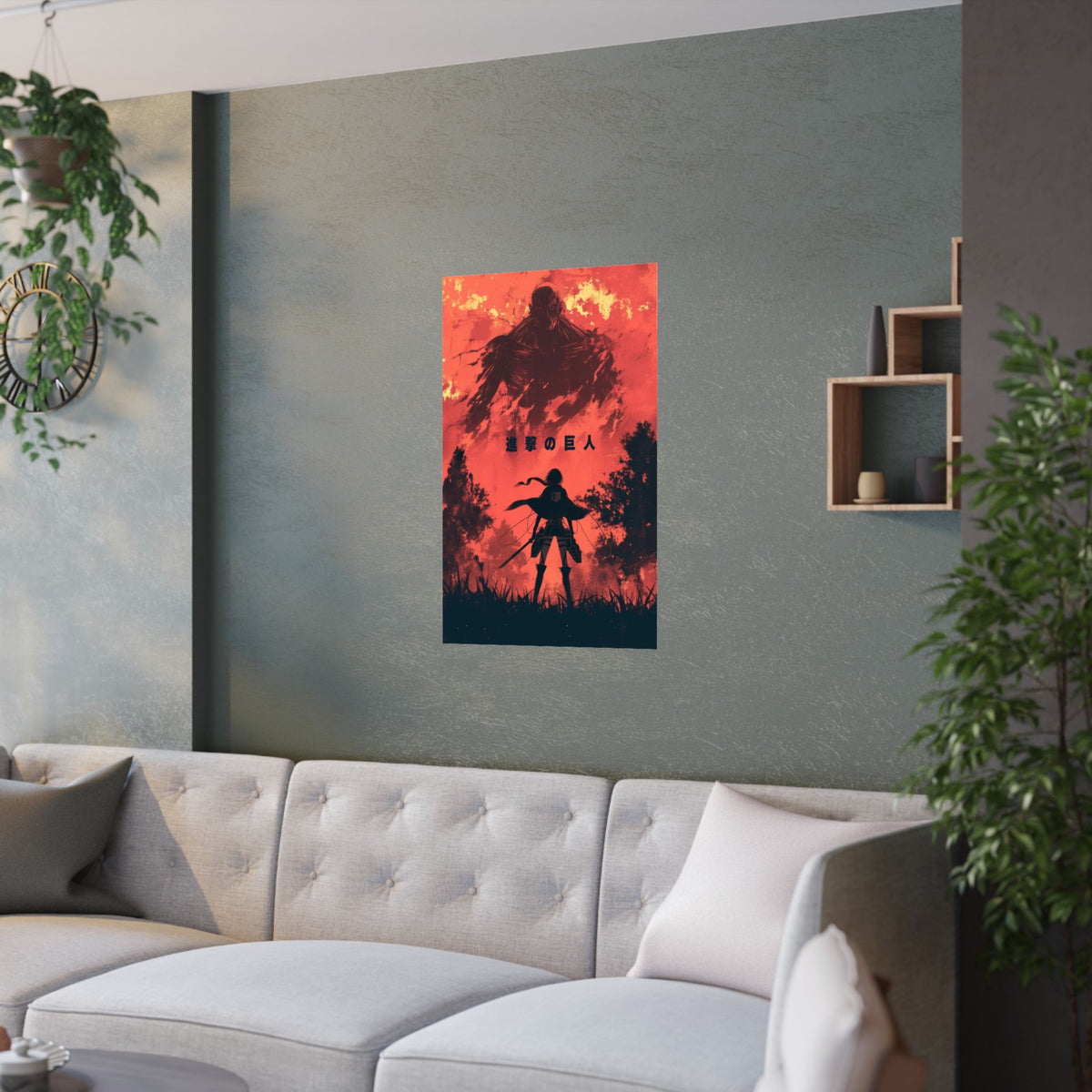 Mikasa Attack on Titan Anime Poster