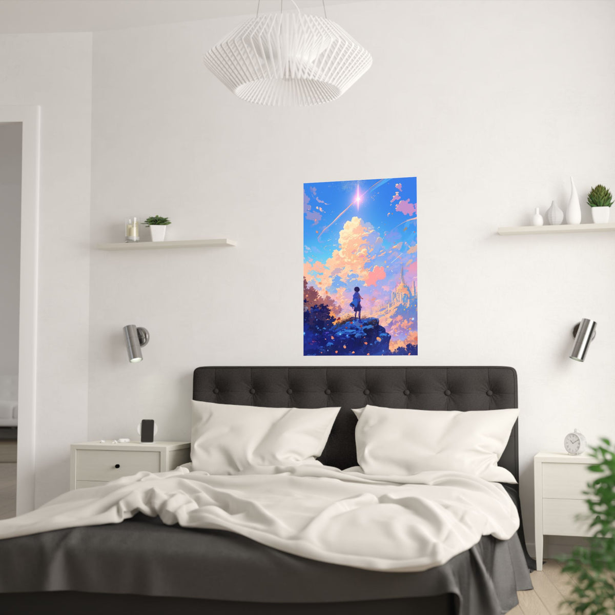Dream - Clouds and Star Anime Poster