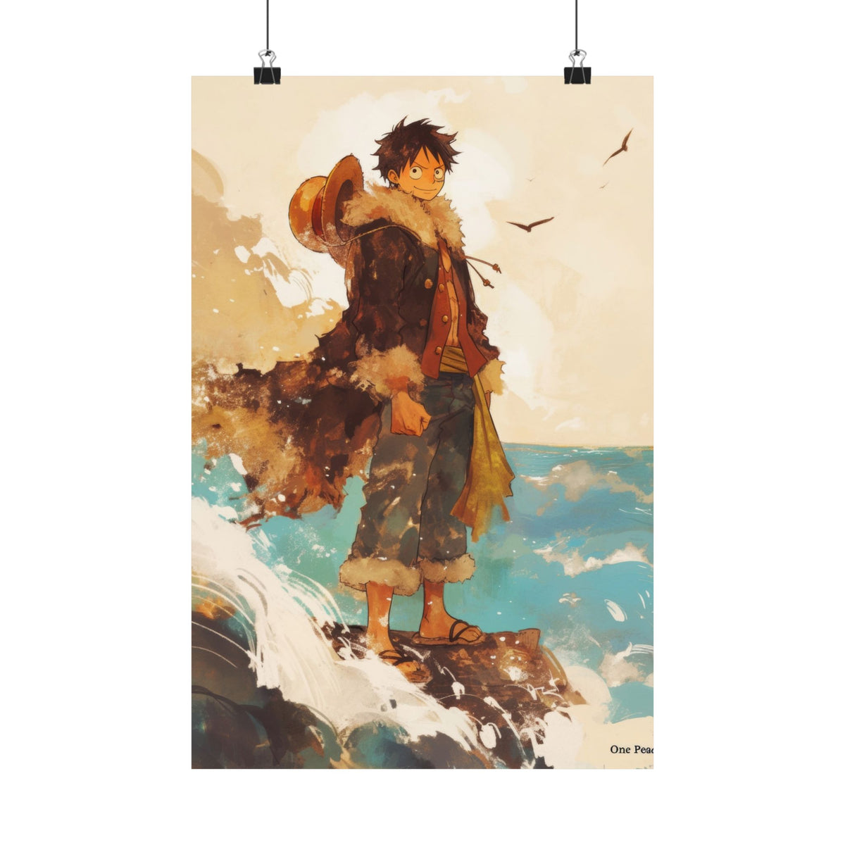 One Piece Luffy Anime Poster