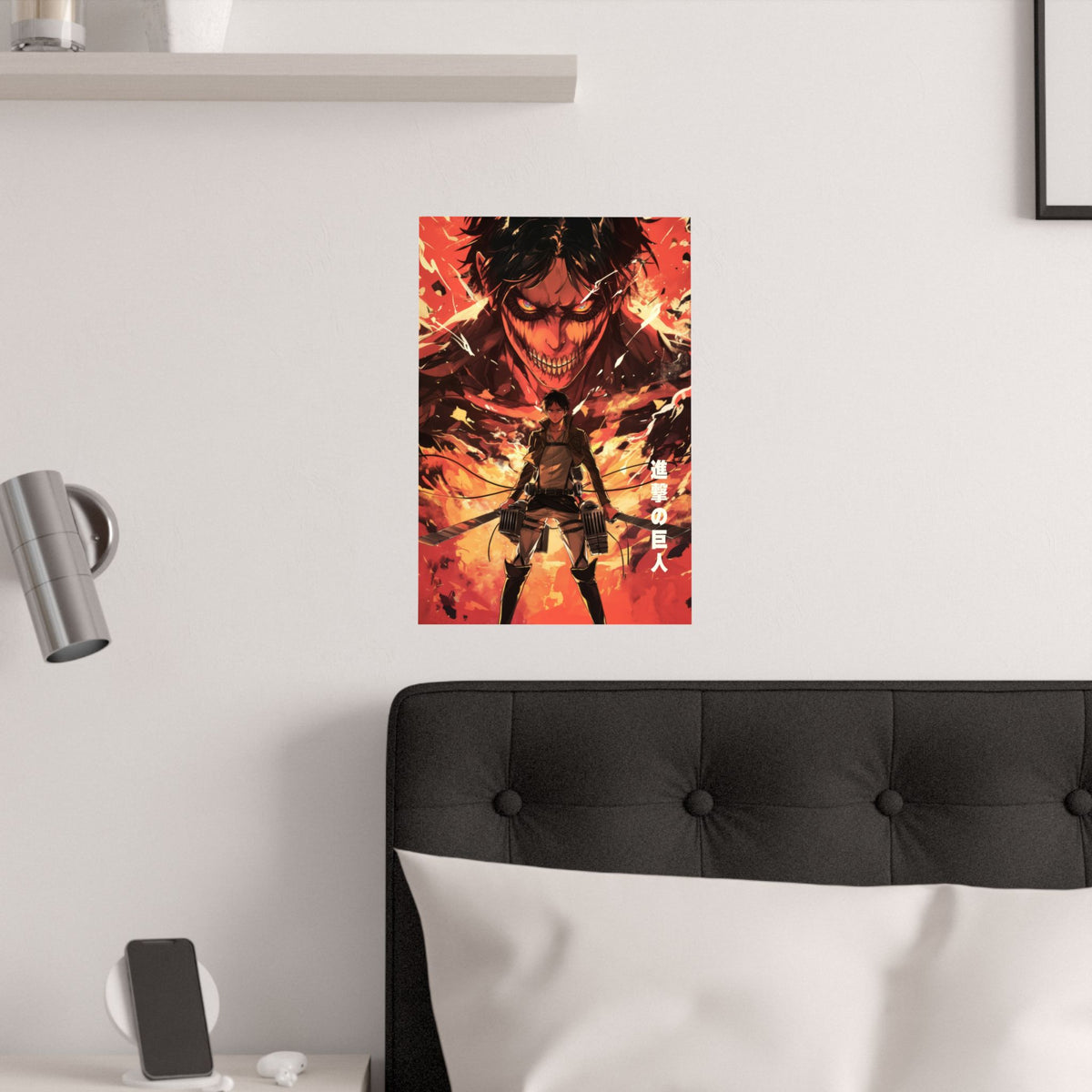 Eren Jaeger Attack on Titan Anime Poster