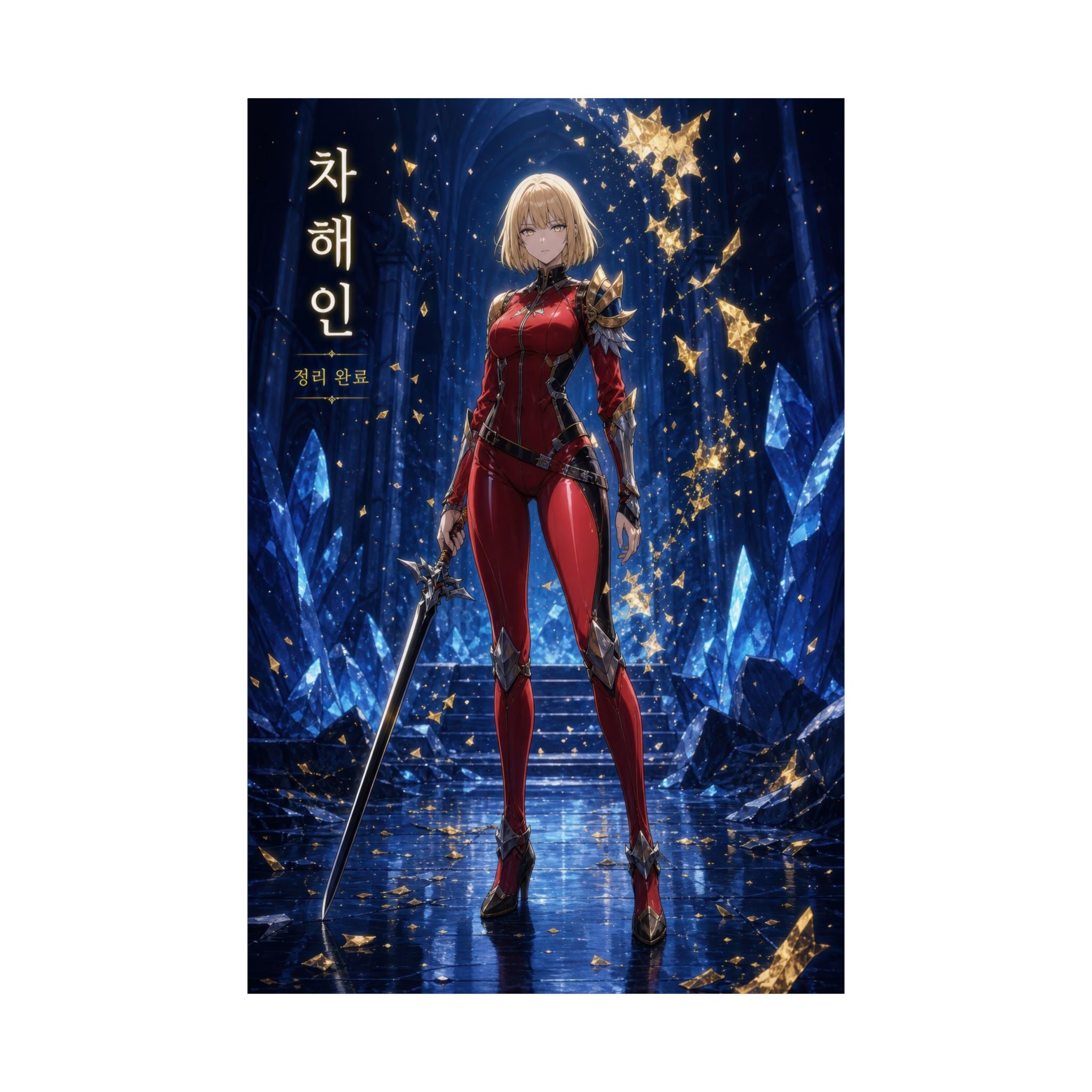 Solo Leveling Sl15 Haein Standing Over Cleared Dungeon Polished Anime Anime Post