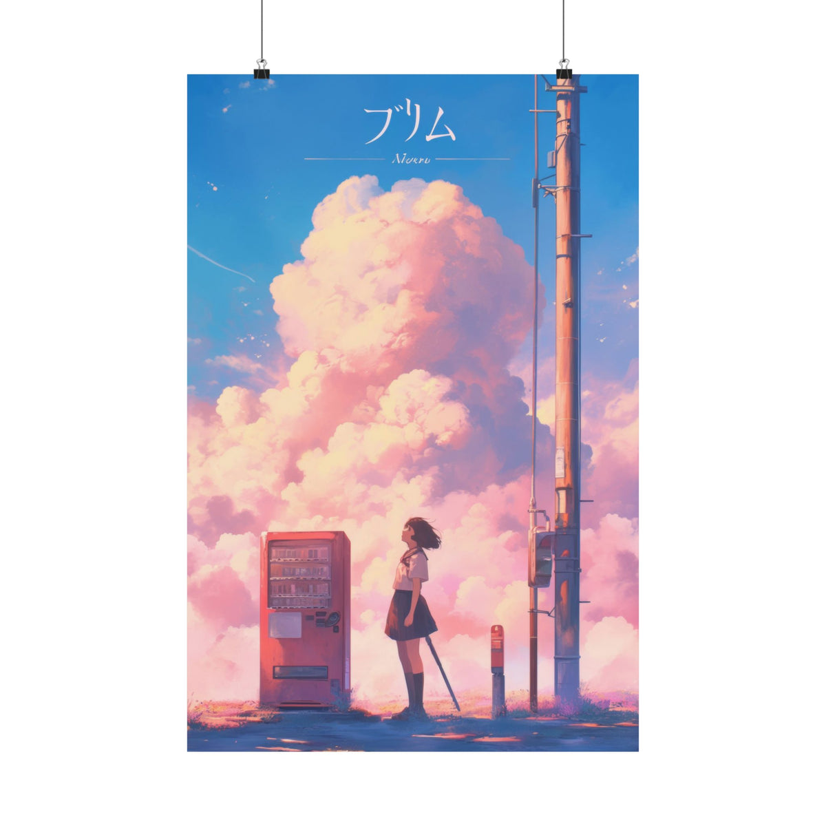 Free Will Jiyuuishi - Girl Soda Anime Poster