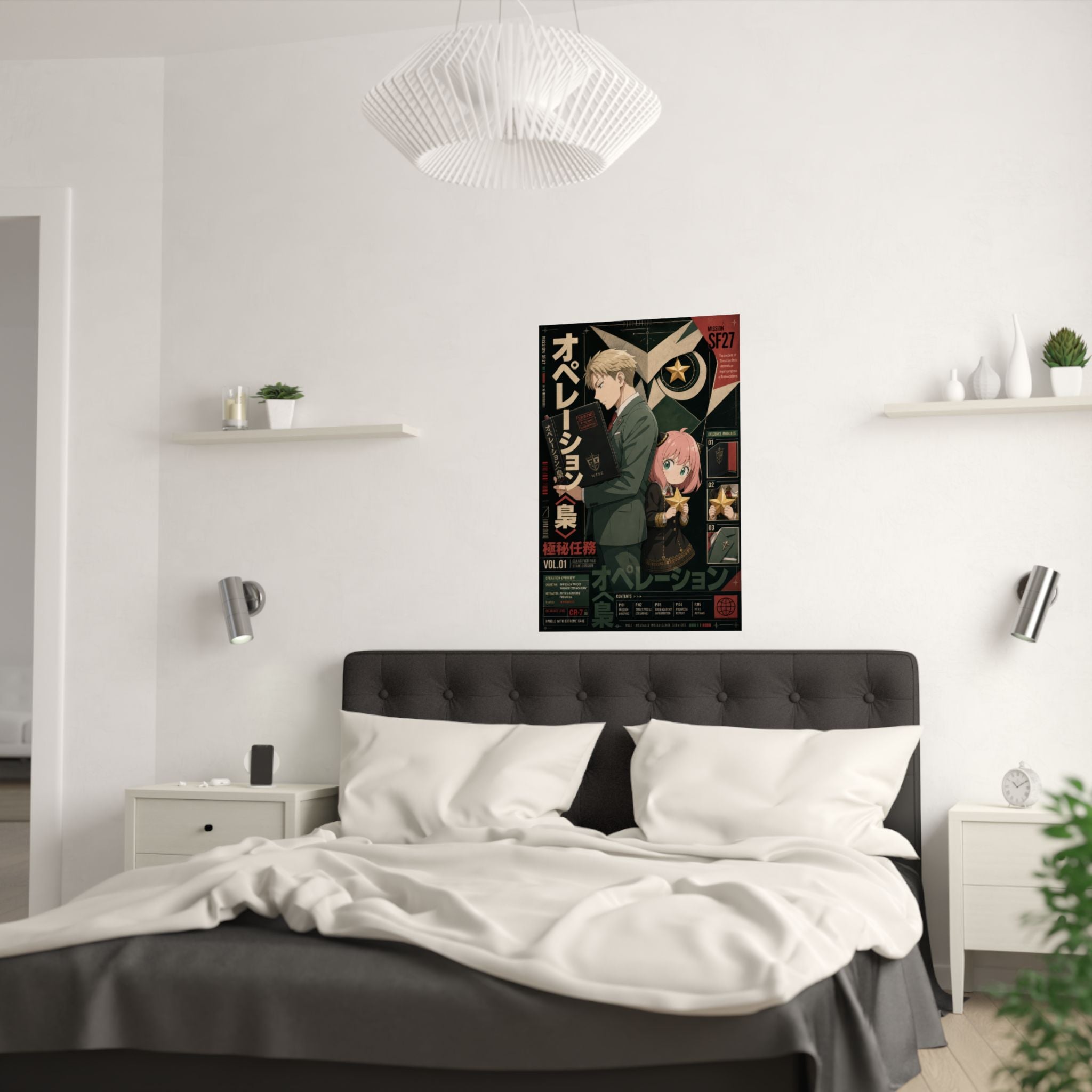 Operation Spy x Family Anime Poster Operation Strix Loid Anya Wall Art