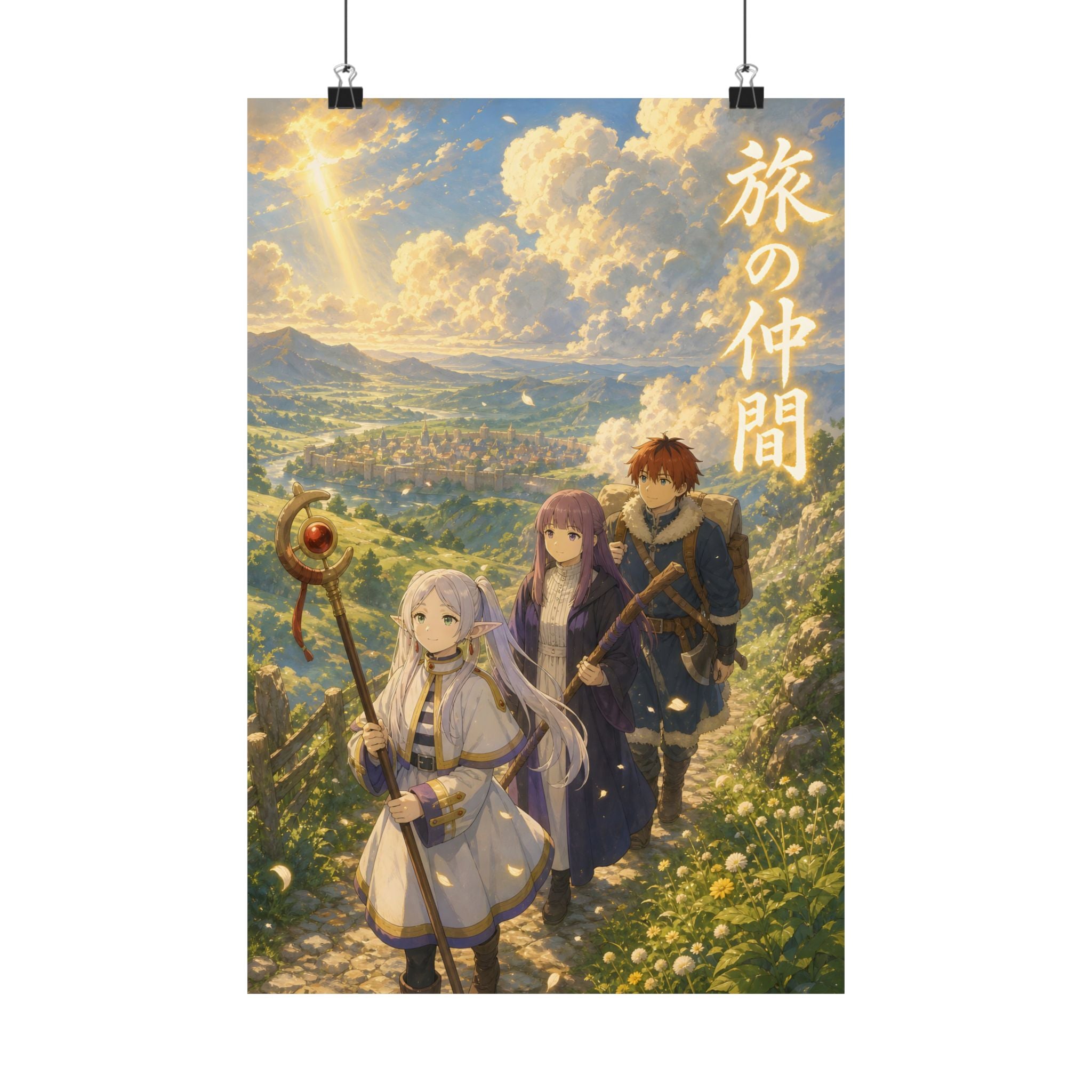 Frieren Fr05 Party Road Anime Poster