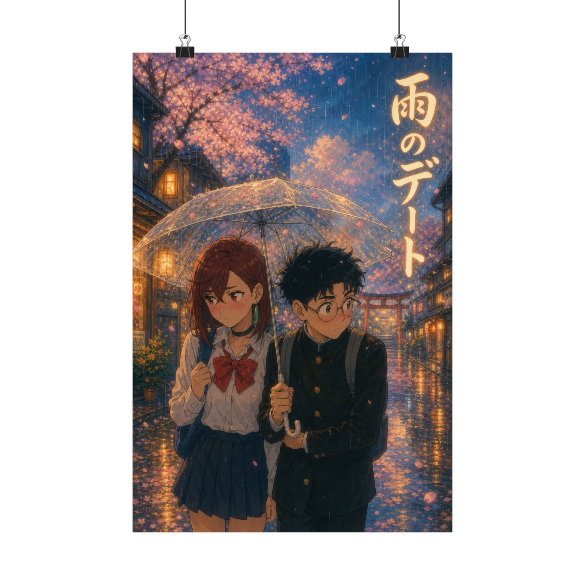 Dandadan Ddd02 Rain Umbrella Ghibli Anime Poster