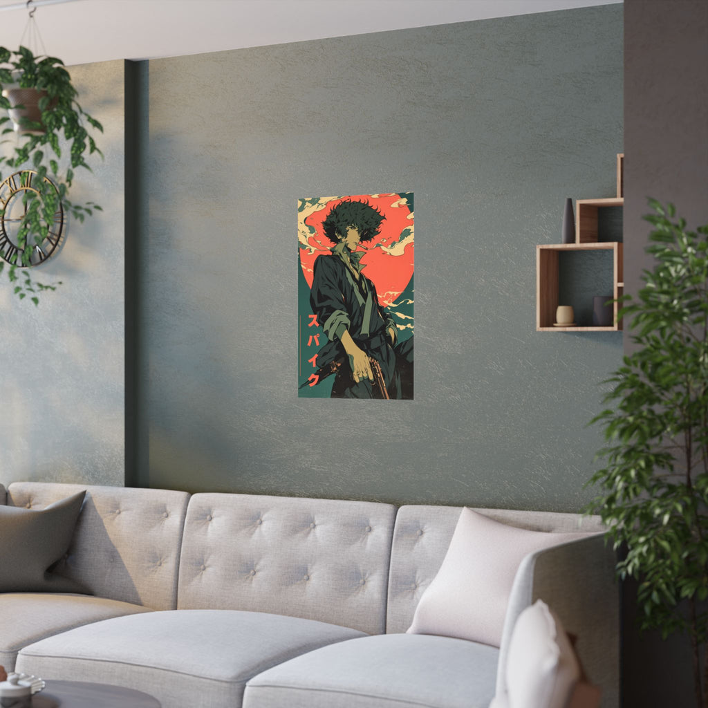 Cowboy Bebop Spike Spiegel Anime Poster