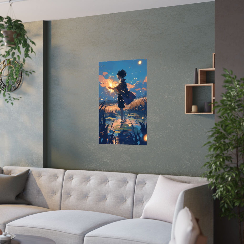 Eat a Star Howls Moving Castle Anime Poster