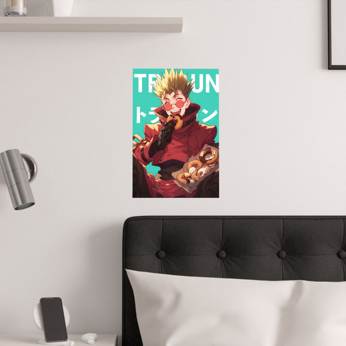 Vash The Stampede Trigun Donut Poster Anime Poster