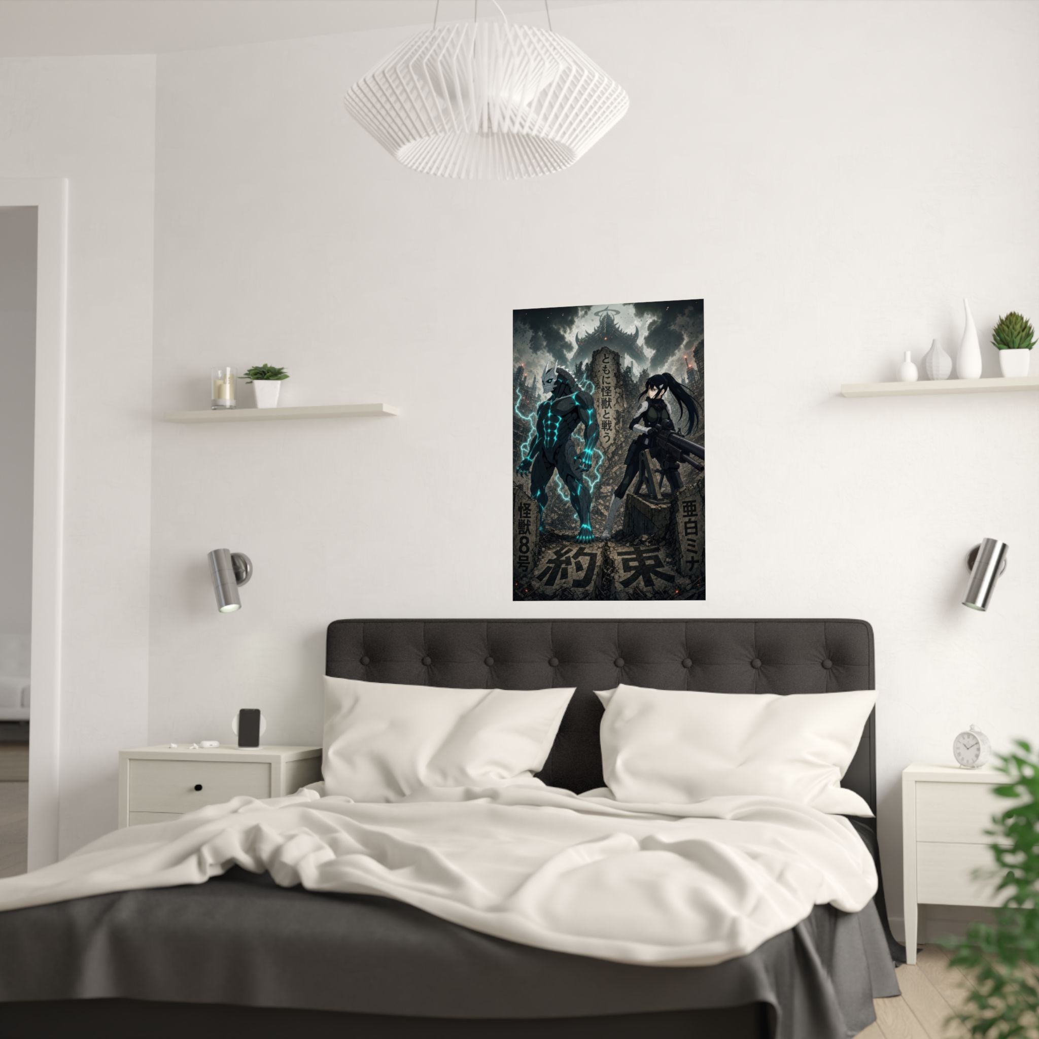 Kaiju No. 8 Kj8 F02 Kafka Mina Side By Side Fandom Canon Anime Poster
