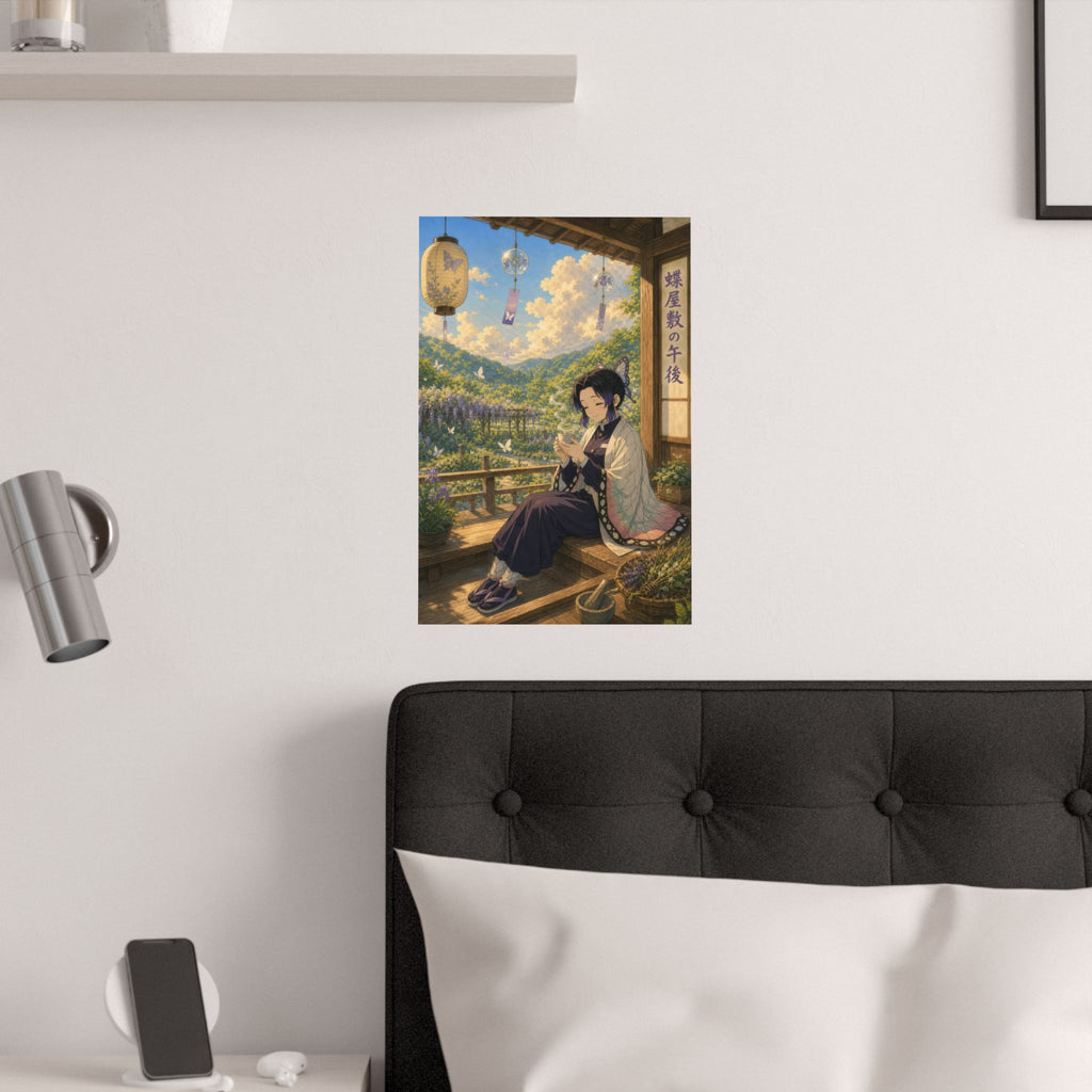 Demon Slayer Mp04 Shinobu Tea Miyazaki Butterfly Porch Anime Poster