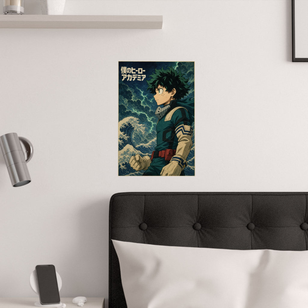 My Hero Academia G6 Deku Ukiyoe Anime Poster