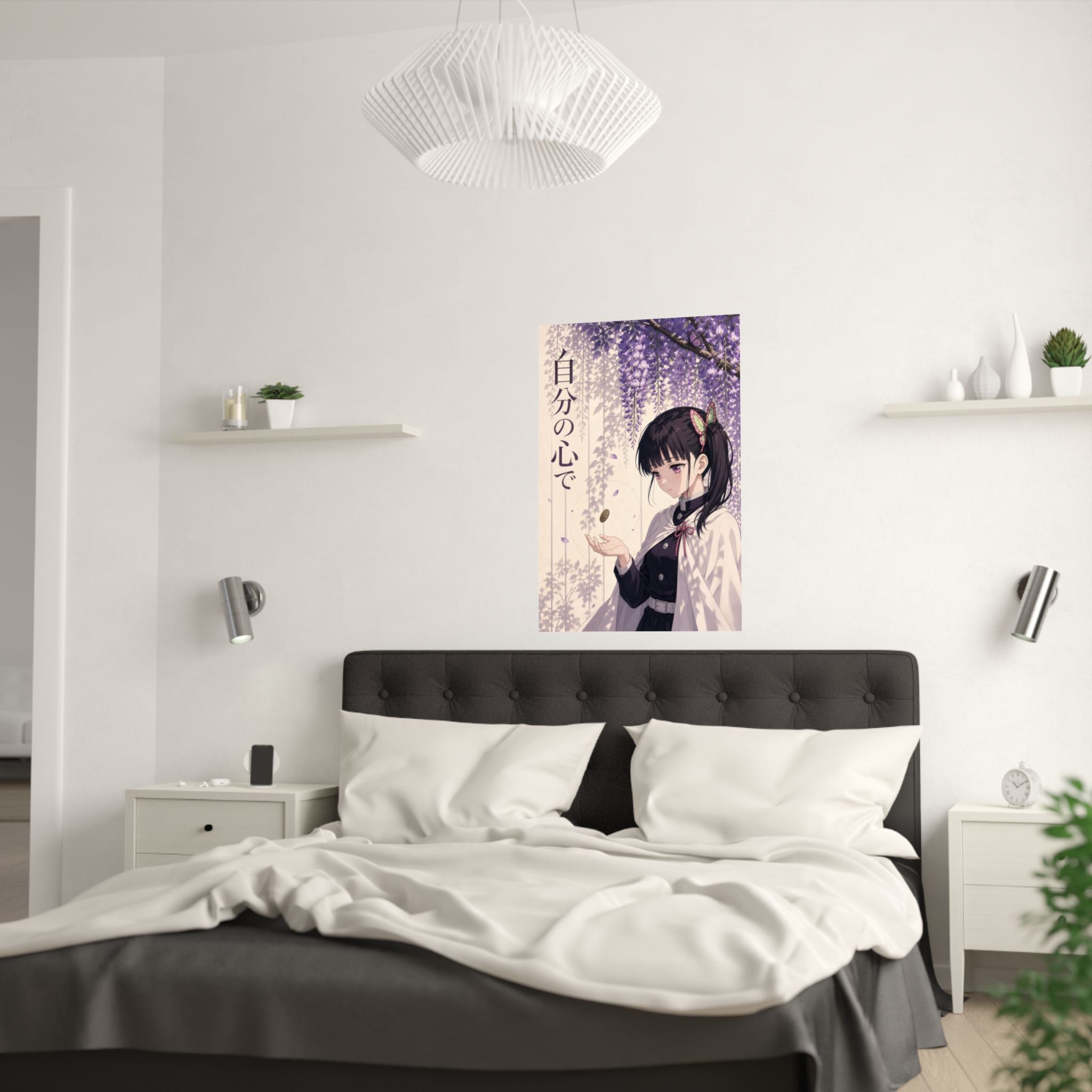 Demon Slayer Kanao Coin Floral Editorial Anime Poster