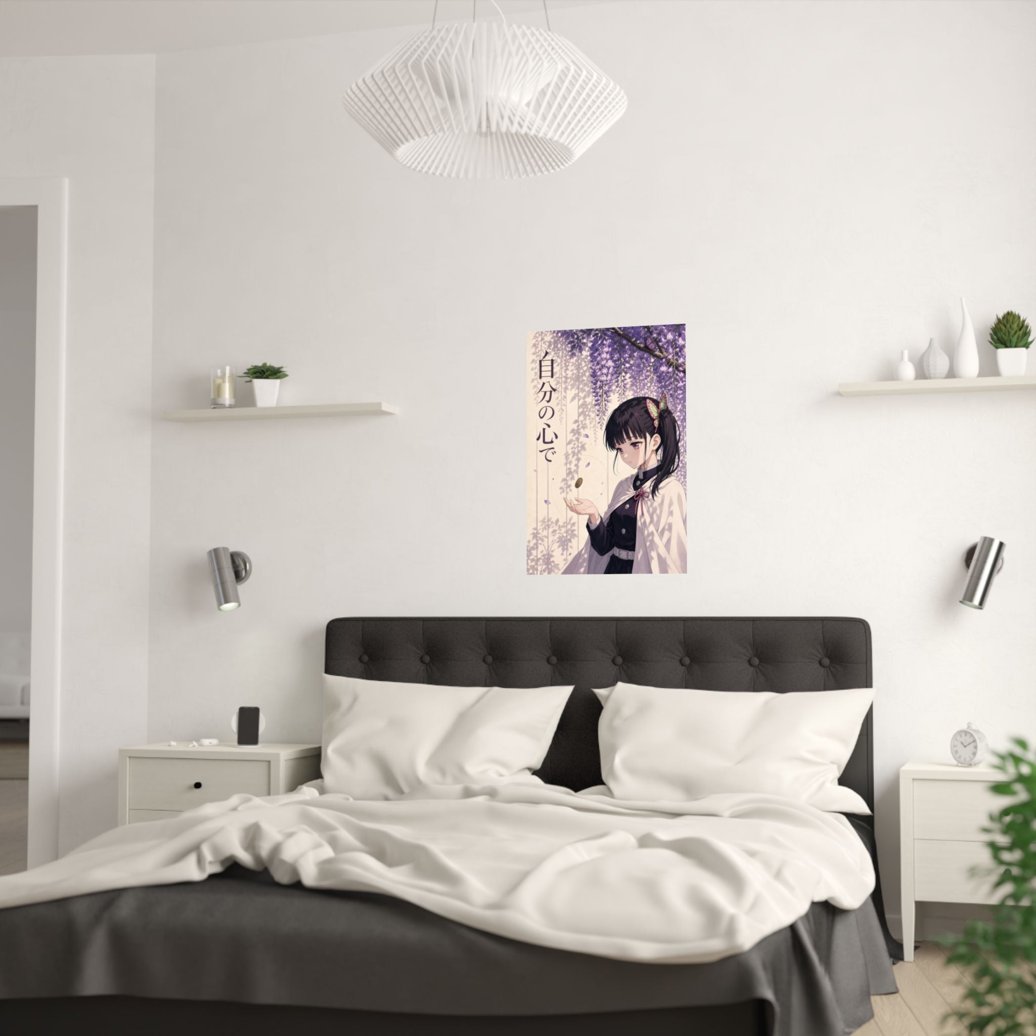 Demon Slayer Kanao Coin Floral Editorial Anime Poster