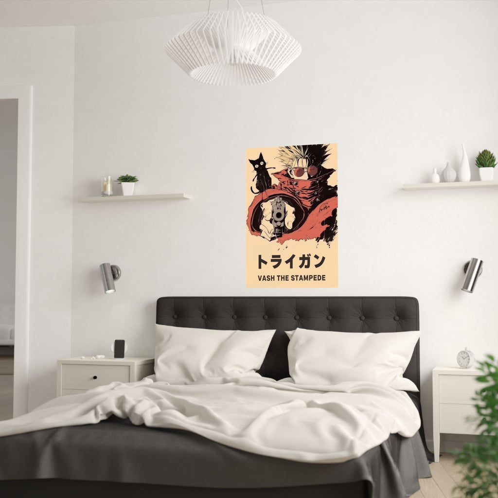 Trigun Vash Anime Poster
