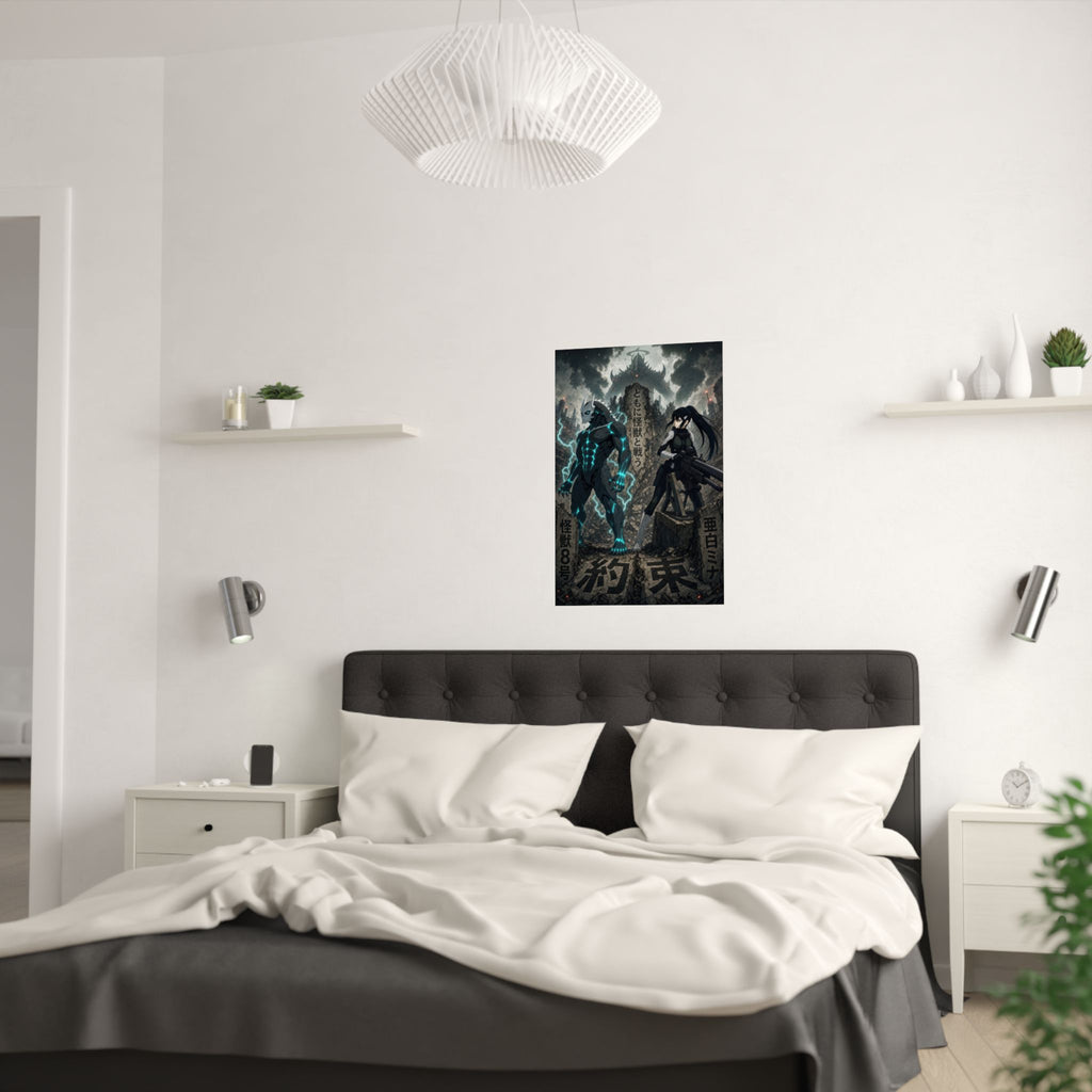 Kaiju No. 8 Kj8 F02 Kafka Mina Side By Side Fandom Canon Anime Poster