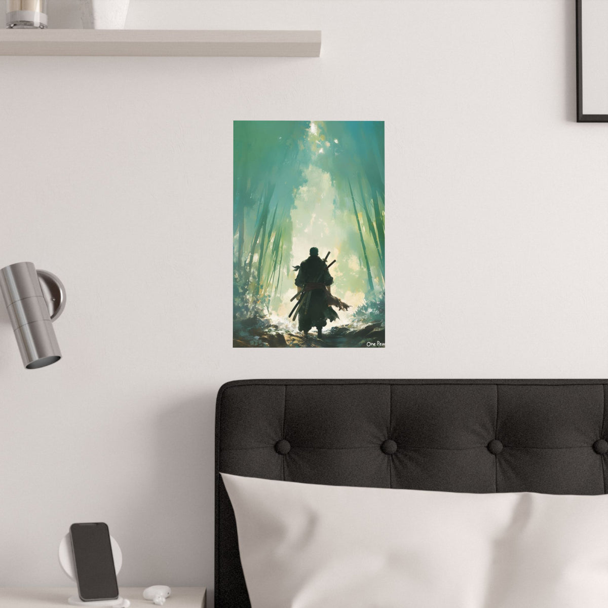 One Piece Roronoa Zoro Forest Anime Poster