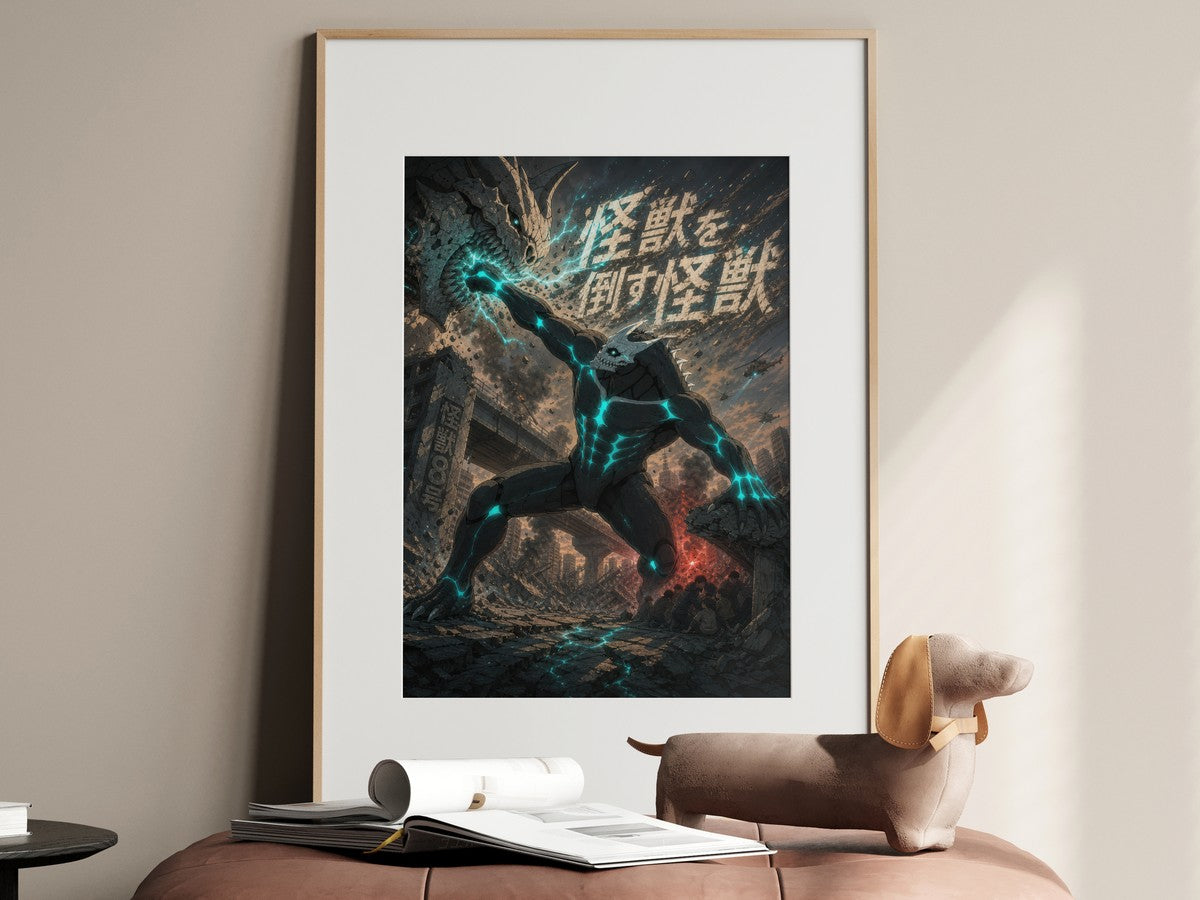 Kaiju No. 8 Kj8 C04 Kaiju8 Hero Monster Rescue Anime Key Art Anime Poster